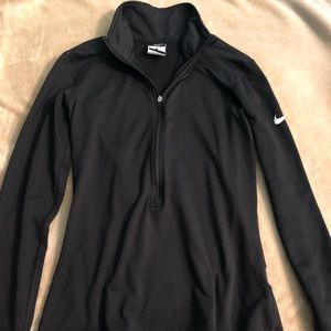 Black Nike half zip